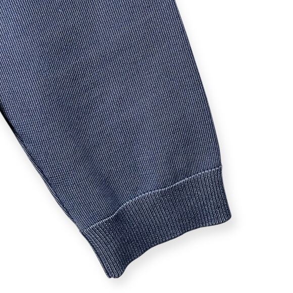 Pendleton Silk Cotton Sweater Cardigan Purple Blue V Neck Fine Knit Petite M - Picture 7 of 11